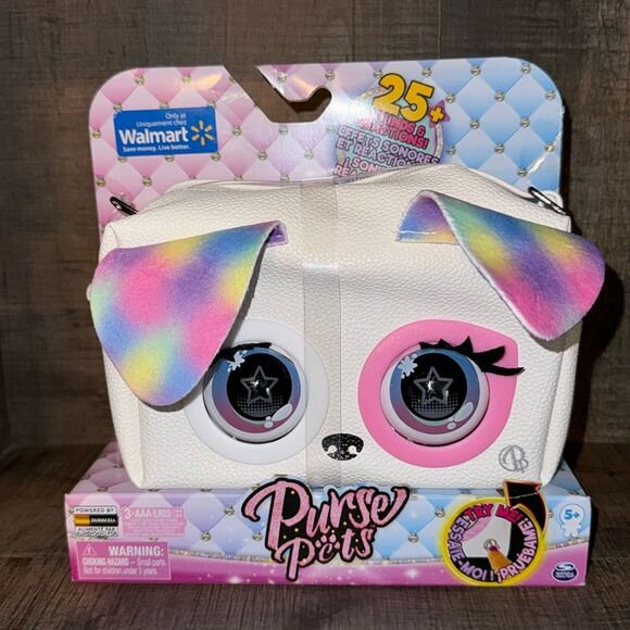 NIP- PURSE PETS -rainbow puppy - Picture 1 of 6